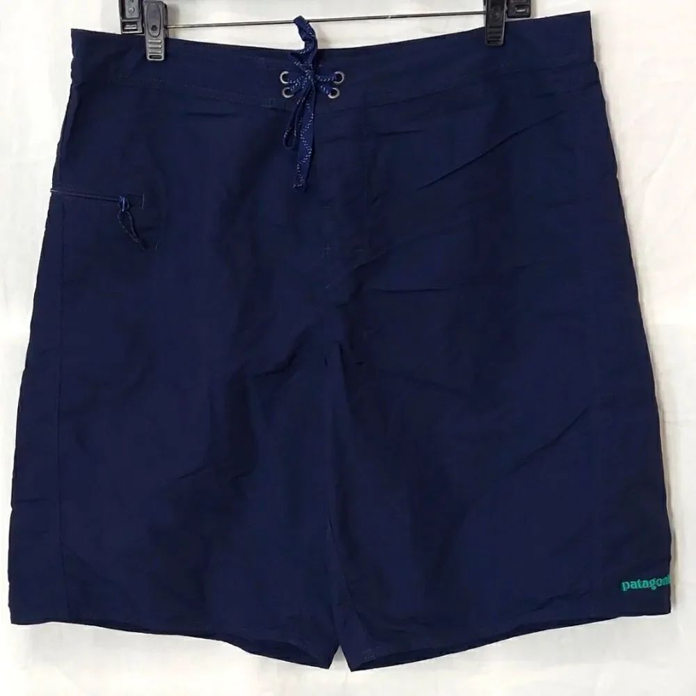 Patagonia Navy Blue Board Shorts Sz 36